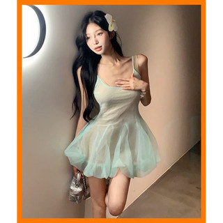 [Sẵn Hàng]♥️Đầm,Váy Hai Lớp Xanh Ngọc(ảnh thật)Size S,M
