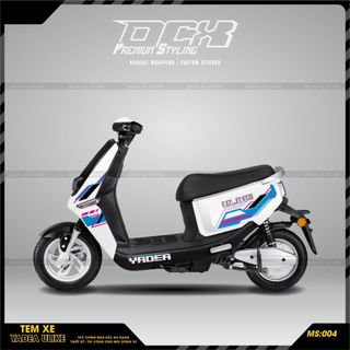 Tem rời dán xe yadea ulike | chất liệu pvc 3 lớp , chống nước , bền màu | yadea ulike 004