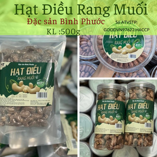 Hạt điều rang muối bình phước 500g - mt food