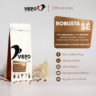 Cà Phê Vero Robusta Sẻ Sơ Chế Natural Cao Cấp