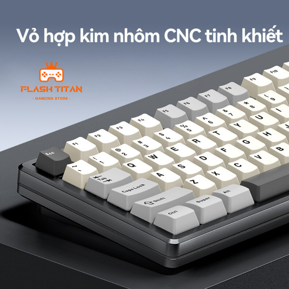 Bàn Phím Cơ Không Dây Dark Alien R83 - Led Mạch Xuôi - Keycap PBT Double shot - Full Foam | BigBuy360 - bigbuy360.vn