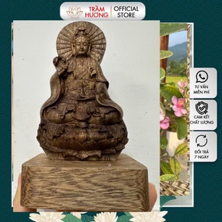 Tượng ô tô có đế - gỗ trầm hương