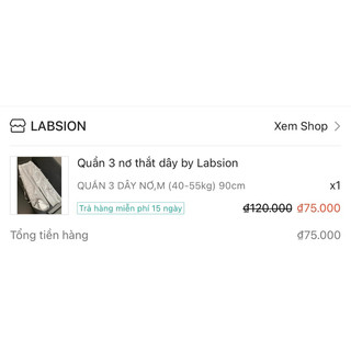 Pass quần áo cá nhân mới 100%