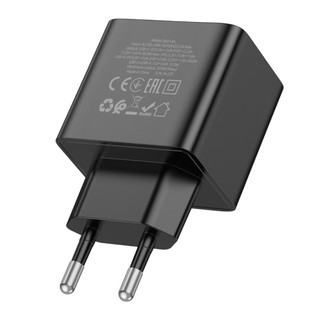 Củ sạc nhanh BOROFONE BAS14 có 2 Cổng Sạc Type C và USB