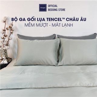  Set 4 món ga gối Tencel Châu Âu Changmi Bedding cao cấp siêu mềm mượt và mát lạnh