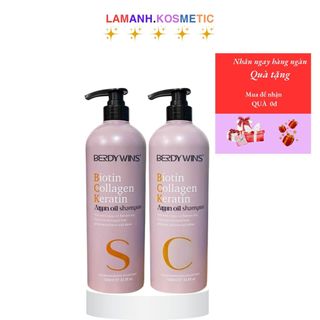 Dầu Gội  Berdywins keratin complex kiềm dầu, siêu phục hồi mềm mượt, ngăn rụng, ngăn dầu, ngăn rụng