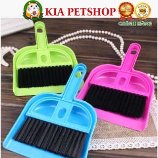 Bộ chổi quét mini dọn chuồng hamster loại xịn - Chổi quét dọn chuồng thú cưng - bộ ki dọn vệ sinh thú cưng