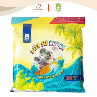 Miếng lót phân su Mipbi 3 lớp chống thấm cho bé, tấm lót phân su mềm mại an toàn - Monnie Kids