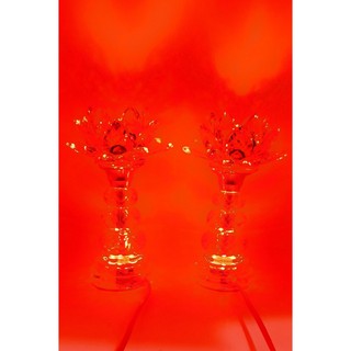 Đèn pha lê sáng đổi màu cao 23cm