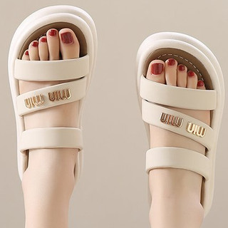 Dép nữ xinh MinMin quai dây, thời trang hàn quốc đi chơi, dạo phố đế 3cm, SAKI chuẩn size size