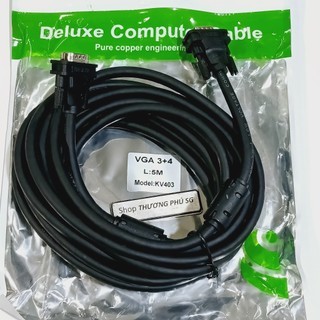 Cáp VGA dài 1.5m / 3m / 5m / 10m (Hiệu King Master Chính hãng)