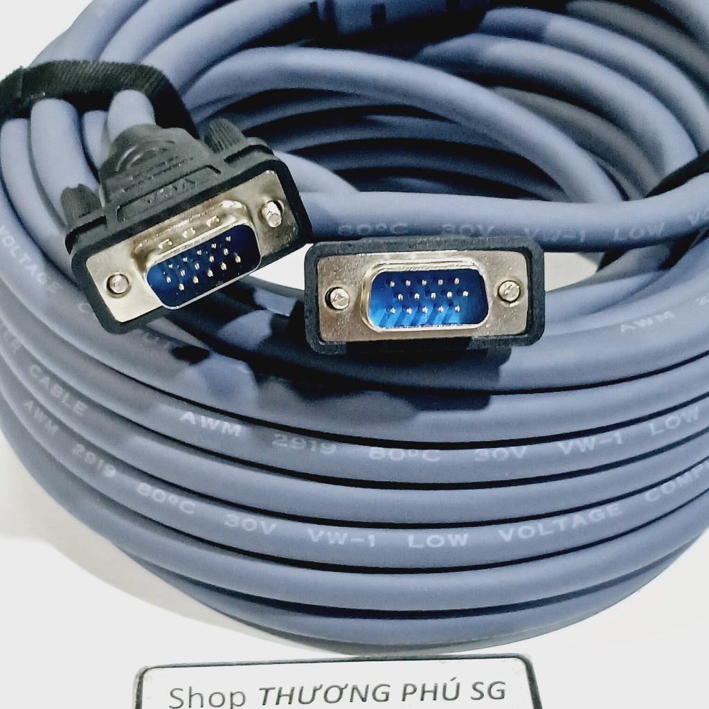 Cáp VGA dài 1.5m / 3m / 5m / 10m (Hiệu King Master Chính hãng)
