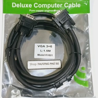 Cáp VGA dài 1.5m / 3m / 5m / 10m (Hiệu King Master Chính hãng)