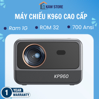 Máy chiếu mini KAW - KP960, K860 mới 2023 độ phân giải 4K hình ảnh sắc nét âm thanh sống động - Bảo hành chính hãng