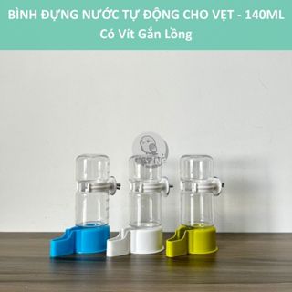 Bình đựng nước tự động cho vẹt - 140ML - Có Vít Gắn Lồng
