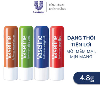 Son dưỡng môi Vaseline Lip Therapy 4.8g mềm mịn, hương thơm dễ chịu