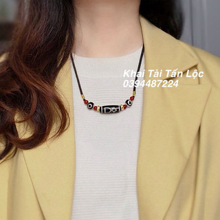 Mặt dây chuyền thiên châu dzi Thần tài - giàu có sung túc