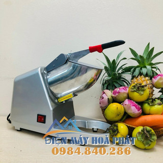 Máy xay đá - bào đá cao cấp 2 dao 2 nắp đậy