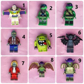 Nhân vật Minifigures Herobloks Green Goblin, Ninja Turtles , Series, Angry Birds, Zombie vs Plants