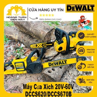 Máy cưa xích dewalt 20v-60v dccs620 /dccs670b - hoàng tuấn điện máy