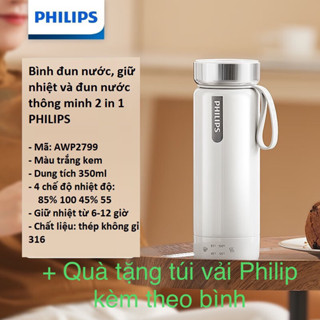 Philips AWP2799 – Bình đun nước kiêm bình giữ nhiệt di động 2 in 1