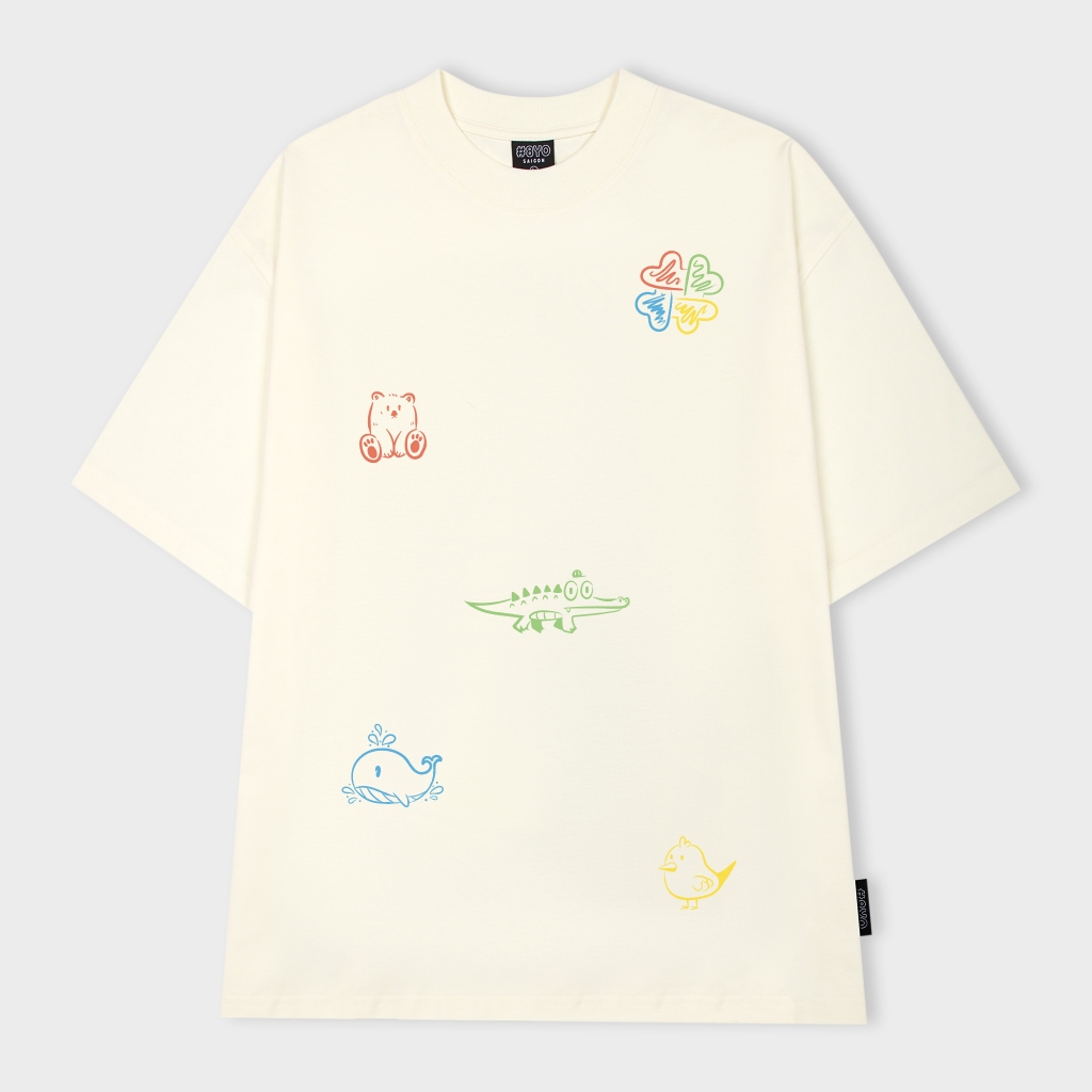 Áo Thun 8YO MINI ZOO Tee Cotton Mềm Mịn Mát - Áo Phông Local Brand Unisex Nam Nữ Form Rộng | BigBuy360 - bigbuy360.vn