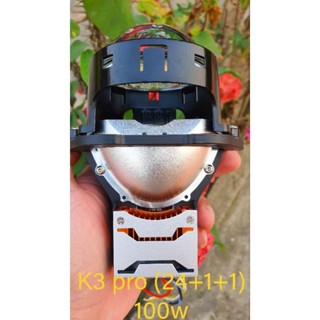 Bi led 3.0 inch K3 pro(24+1+1 osram) với trợ pha  thấu kính TIR công suất 100w