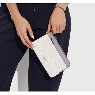 Ví C Double Zip Wallet nhiều ngăn để đồ