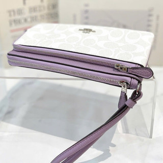 Ví C Double Zip Wallet nhiều ngăn để đồ