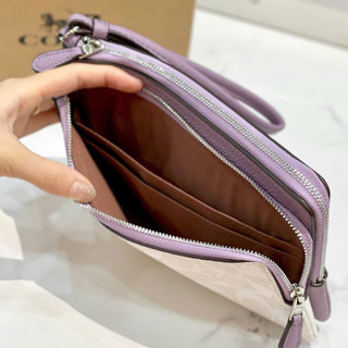 Ví C Double Zip Wallet nhiều ngăn để đồ
