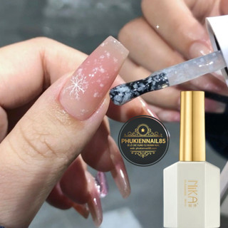 Top bông tuyết trắng phủ trên mọi nền sơn gel