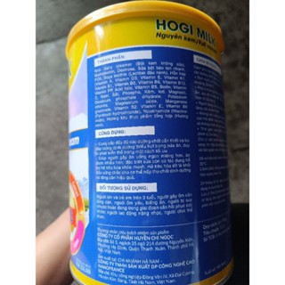 SỮA BÉO NGUYÊN KEM HOGI MILK 900g ( một hộp)