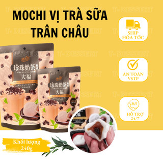 Mochi đài loan yuki & love vị trà sữa trân châu gói 240gram