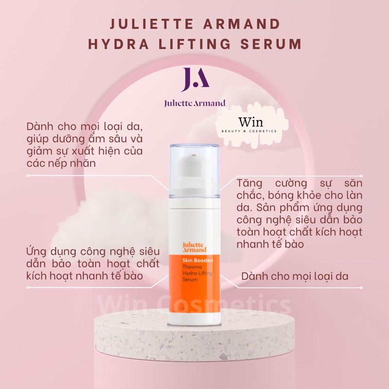 [Hàng Cty] Juliette Armand HYDRA LIFTING SERUM - Wincosmetic