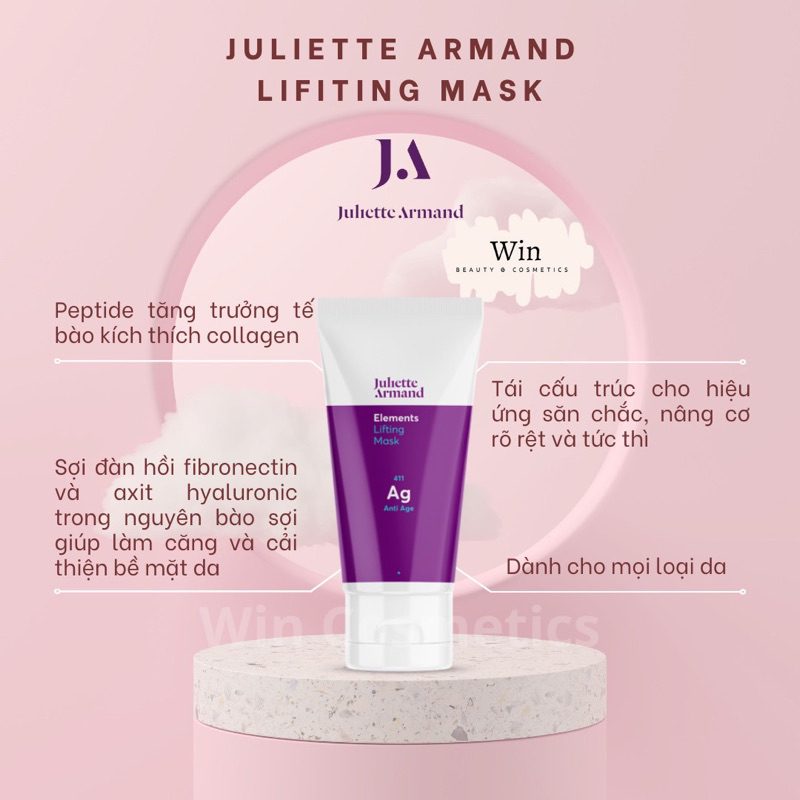 [Hàng Cty] Mặt Nạ Juliette Armand LIFTING MASK - Wincosmetic