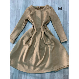 đầm da lộn phối ren free size sm