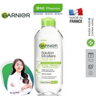 Nước tẩy trang garnier màu xanh lá dành cho da hỗn hợp 400ml