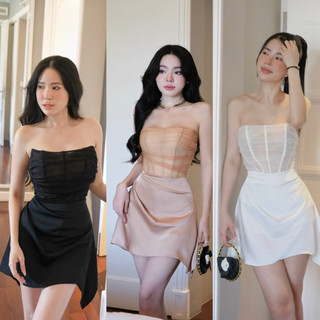 Váy A cúp gọng thân lưới SM 470k