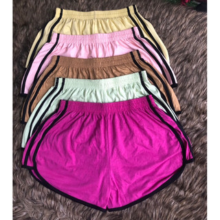 Quần đùi nữ 3 sọc thể thao Amwear Q22 chất liệu vải thu cotton thấm hút co giãn tốt
