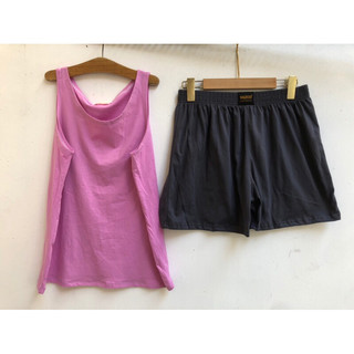 Đồ bộ mặc nhà thời trang Amwear chất cotton big size