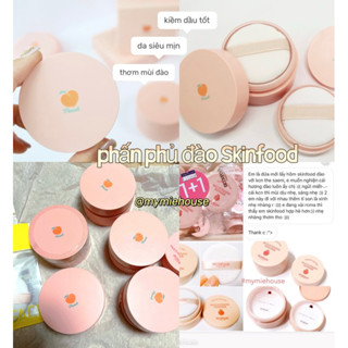 Phấn phủ ĐÀO KIỀM DẦU SKINFOOD PEACH COTTON
