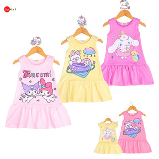 Váy đầm bé gái size 2-10 tuổi, đầm cotton cho bé gái, váy đầm cotton trẻ em hoa nhí đẹp, có nhiều màu - SUNKIDS1