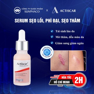 Serum sẹo lồi, sẹo phì đại chuyên sâu actiscar làm phẳng và làm mờ sẹo 20ml