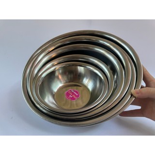 Thau inox sâu, dày đẹp