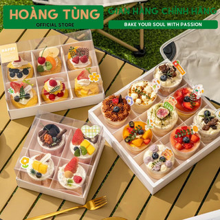Hộp đựng bánh chia ngăn, Hộp đựng 9 bánh, Hộp đựng 4 bánh