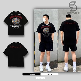 Áo Thun Unisex Local Brand SIMPLE "E" Form Oversize Cotton 100% 250gsm BlesseD.