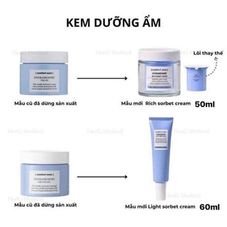 Kem Dưỡng ẩm ⚡ HÀNG CHÍNH HÃNG ⚡ kem dưỡng Hydramemory Cream Gel Comfort Zone tăng cường khả năng giữ nước cho da