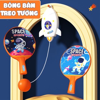 Đồ chơi bóng bàn treo tường Shop Trẻ Thơ - Đồ chơi vận động cho bé tập phản xạ đánh bóng bàn rèn luyện thể chất