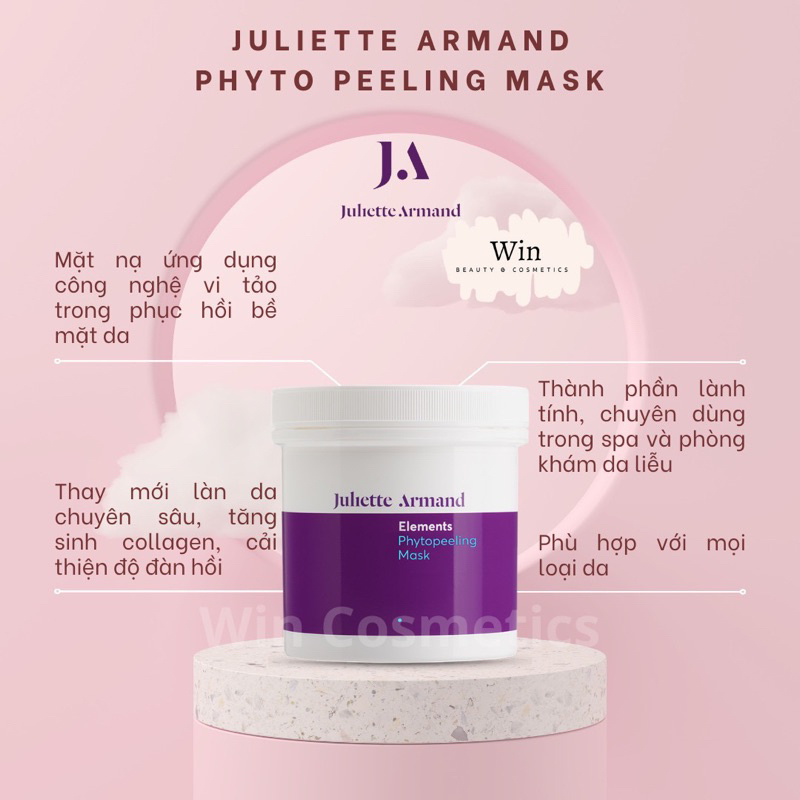 [Hàng Cty] Mặt Nạ Juliette Armand PHYTOPEELING MASK - Wincosmetic