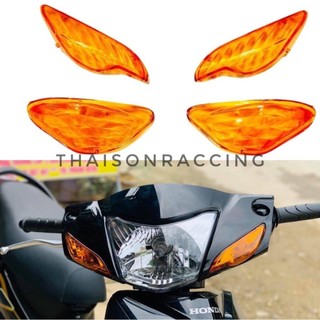 Nắp xi nhan wave, Nắp xi nhan cam trước sau lắp cho xe wave 2007 đến 2021 siêu đẹp